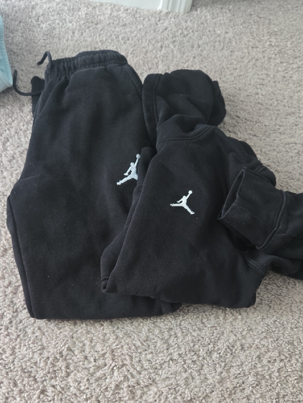 Jordan Black Kids Sweatshirt & Joggers with White Jumpman Logo